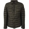 JOTT Men's down jacket CRIS BASIC Anthracite with press studs 100% polyamide