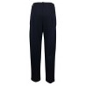 THIPO blue heavy jersey woman trousers art BASCHINA MADE IN ITALY