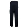 THIPO pantalone donna jersey pesante blu art BASCHINA MADE IN ITALY