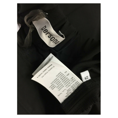 PERSONA by Marina Rinaldi pantalone donna nero tessuto tecnico  art BRINKLEY