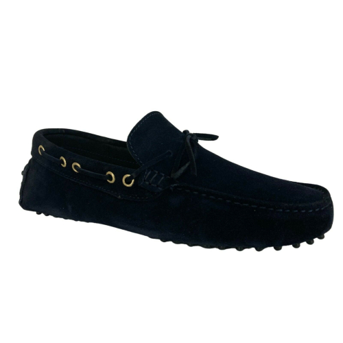 UPPER CLASS mocassino uomo vitello rovesciato sfoderato 3105/INS CASTORO MADE IN ITALY