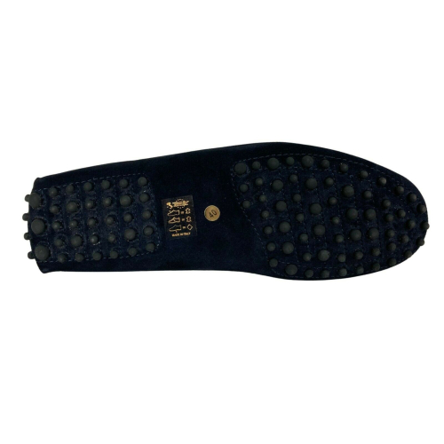 UPPER CLASS mocassino uomo vitello rovesciato sfoderato 3105/INS CASTORO MADE IN ITALY