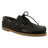 UPPER CLASS scarpa uomo barca pelle martellata marrone sfoderata 02/INS LAMA MADE IN ITALY