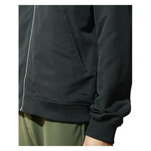 ELVINE short man jacket BOMBER style mod. REX zip closure, knitted collar and cuffs