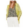 PERSONA by Marina Rinaldi blusa donna blu a fiori tessuto stretch art 11.1191181 FIORE 93% poliestere 7% elastan