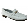 UPPER CLASS moccasin woman unlined white 600/20 / INS CALF 100% leather MADE IN ITALY