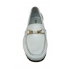 UPPER CLASS moccasin woman unlined white 600/20 / INS CALF 100% leather MADE IN ITALY