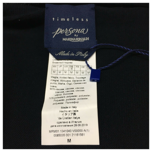 PERSONA by Marina Rinaldi TIMELESS line woman cardigan art 11.1341511 MINT MADE IN ITALY