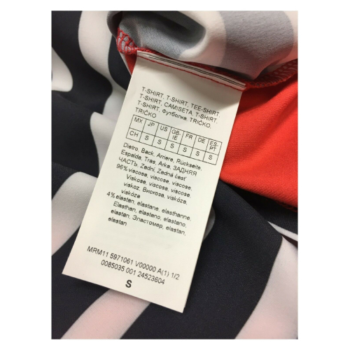 MARINA SPORT by Marina Rinaldi t-shirt woman bi-material jersey + fabric VAGLIE