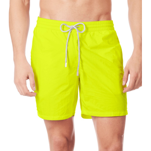 ZEYBRA costume uomo boxer tinta unita mod AUB001 giallo fluo 100% nylon MADE IN ITALY