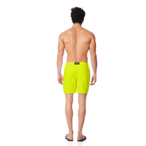 ZEYBRA costume uomo boxer tinta unita mod AUB001 giallo fluo 100% nylon MADE IN ITALY