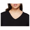 PERSONA By Marina Rinaldi blue v-neck woman shirt art 11.7361031 ALFIERE MADE IN ITALY