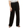 PERSONA By Marina Rinaldi line N.O.W black jersey woman trousers 11.7782021 ORZO