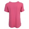 SEMICOUTURE flared woman t-shirt half sleeve art Y1SJ01 100% cotton