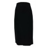 PERSONA by Marina Rinaldi gonna donna velluto liscio nero 7103202 LAVORARE