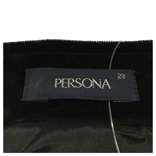 PERSONA by Marina Rinaldi gonna donna velluto liscio nero art 7103241 DOG