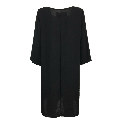 TADASHI black woman dress 3/4 sleeve art TPE171069 MADE IN ITALY