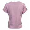 EMPATHIE T-shirt donna rosa manica scesa mod S2100202 100% cotone MADE IN ITALY