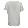 EMPATHIE  T-shirt donna bianca mezza manica S2100301 100% cotone MADE IN ITALY