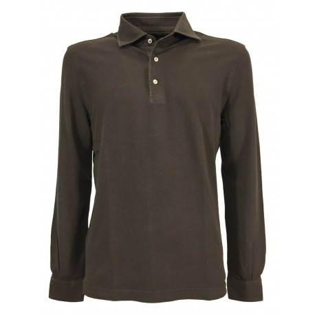 DELLA CIANA polo uomo manica lunga piquet art 41/240 A 100% cotone MADE IN ITALY