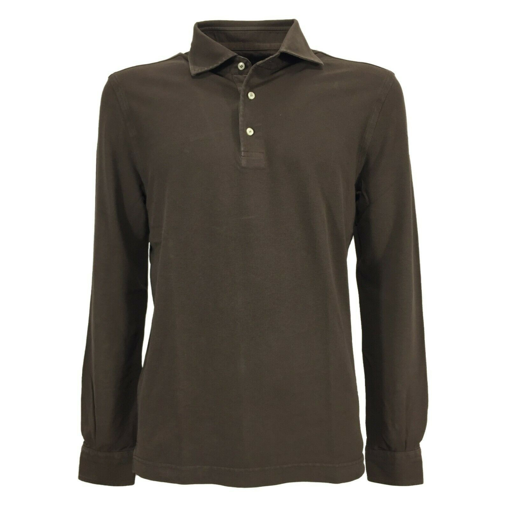 DELLA CIANA polo uomo manica lunga piquet art 41/240 A 100% cotone MADE IN ITALY DELLA CIANA polo uomo manica lunga piquet art 41/240 A 100% cotone MADE IN ITALY
