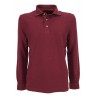 DELLA CIANA men's long sleeve piquet polo shirt art 41/240 A 100% cotton MADE IN ITALY