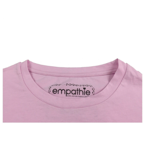 EMPATHIE  women's t-shirt pink mod S2100302 100% cotton MADE IN ITALY
