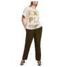 PERSONA by Marina Rinaldi maxi t-shirt dropped sleeve 11.1972031 CURRENCY 100% polyester