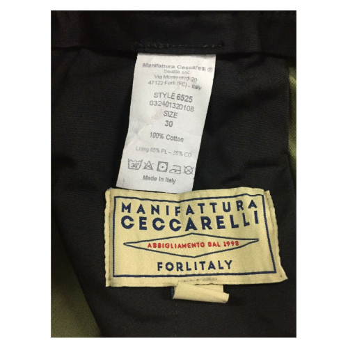 MANIFATTURA CECCARELLI bermuda man art 6525 100% cotton MADE IN ITALY