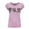 EMPATHIE T-shirt donna mezza manica rosa mod S2100108 100% cotone MADE IN ITALY