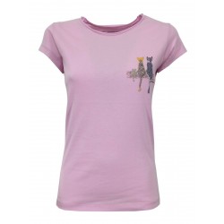 EMPATHIE women's pink t-shirt mod S2100103 100% cotton MADE IN ITALY