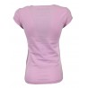 EMPATHIE T-shirt donna mezza manica rosa mod S2100103 100% cotone MADE IN ITALY