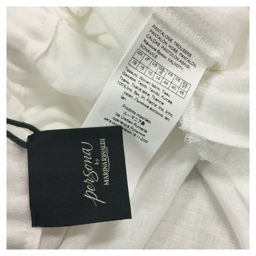 PERSONA by Marina Rinaldi pantalone donna alla caviglia art 11.1132171 ROBOT 100% lino