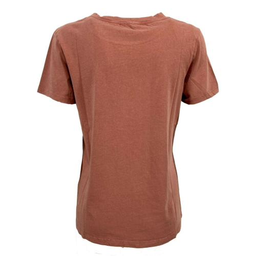 LA FEE MARABOUTEE t-shirt donna  lavaggio used art FA-TS-MAE 100% cotone MADE IN ITALY