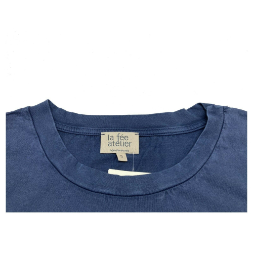 LA FEE MARABOUTEE t-shirt donna  lavaggio used art FA-TS-MAE 100% cotone MADE IN ITALY