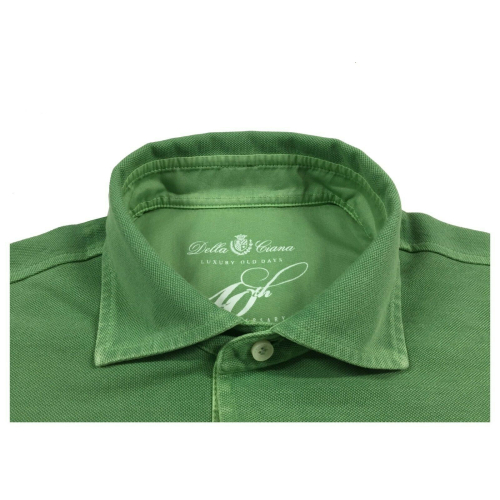 DELLA CIANA polo uomo mezza manica piquet 41/201A 100% cotone MADE IN ITALY - 3