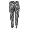 WHITE SAND blue / cream / red striped man trousers art SU66 GREG 316 MADE IN ITALY