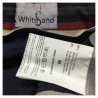 WHITE SAND pantalone uomo righe blu/panna/rosso art SU66 GREG 316 MADE IN ITALY