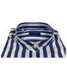 BROUBACK camicia donna righe bianco/azzurro JESSY Q72 100% cotone MADE IN ITALY