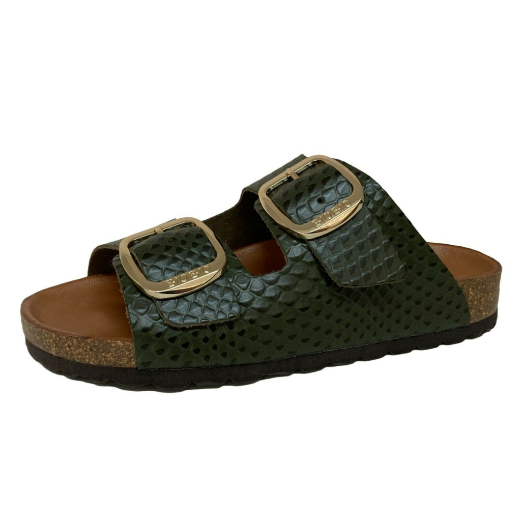 BIO BIO FOOTWEAR sandal woman open reptile print leather in the same color BIO-211-76602 DAENA MADE IN SPAIN BIO BIO FOOTWEAR sandal woman open reptile print leather in the same color BIO-211-76602 DAENA MADE IN SPAIN