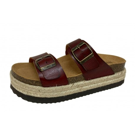 BIO BIO FOOTWEAR sandal woman open reptile print leather in the same color BIO-211-76602 DAENA MADE IN SPAIN