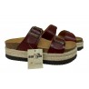 BIO BIO FOOTWEAR sandal woman open reptile print leather in the same color BIO-211-76602 DAENA MADE IN SPAIN