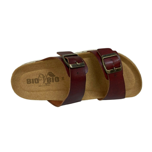 BIO BIO FOOTWEAR sandal woman open reptile print leather in the same color BIO-211-76602 DAENA MADE IN SPAIN