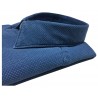 BRANCACCIO camicia uomo manica lunga slim tessuto armaturato colore denim art SA00B2 ALBERT DBB0211