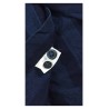 BRANCACCIO camicia uomo righe denim GN00B3 GOLD NICOLA DBR1911