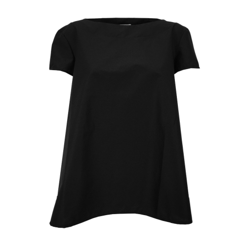 HUMILITY 1949 blusa donna mezza manica asimmetrica over art HA-TO-ARIANE MADE IN ITALY