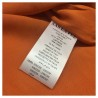 LA FEE MARABOUTEE long orange dress FA-RO-LAKEN 100% viscose MADE IN ITALY