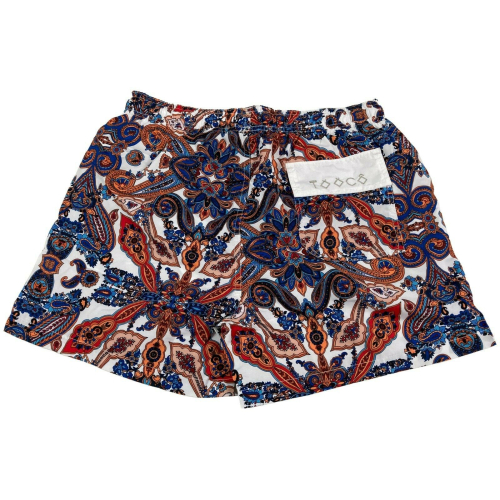TOOCO costume uomo boxer fantasia multicolore SHORT MARE PIKOK 100% poliestere