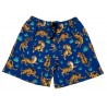 TOOCO bermuda uomo felpa garzata stampata art SHORT FELPA TIGER 100% cotone