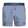 ZEYBRA man costume boxer bluette stripes AUB074 RIGA SEERSU MADE IN ITALY